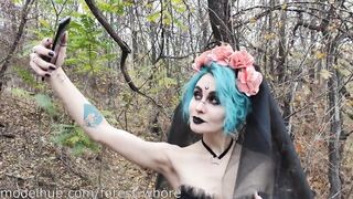 Halloween Cosplayes nőci ánuszba kurelva