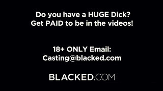 Blacked - Blake Blossom élvezi a méretes barna farkat