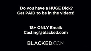 Blacked - Haley Spades kiborotvált cunija megbaszva