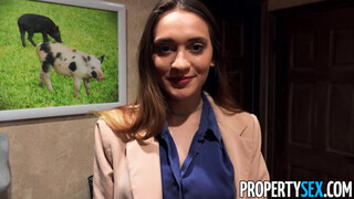 PropertySex - Sera Ryder a szőrös vaginás ingatlanos