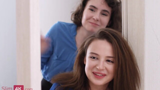 Slim4K - Darcy Dark és Kristi édeshármasban szexelnek