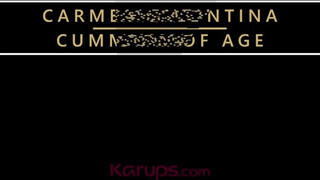 Karups - Carmen Valentina tinédzser pacákkal kúr