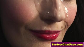 Szexy csipkés szépség méretes adag arcon